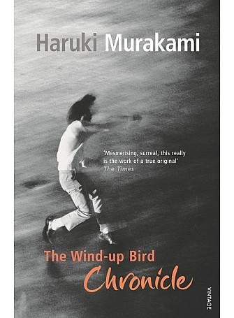 The front cover of a book titled 'The Wind-Up Bird Chronicle'.